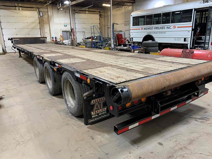 Used 2012 Manac 53' Tridem Extendable/Trombone Step Deck