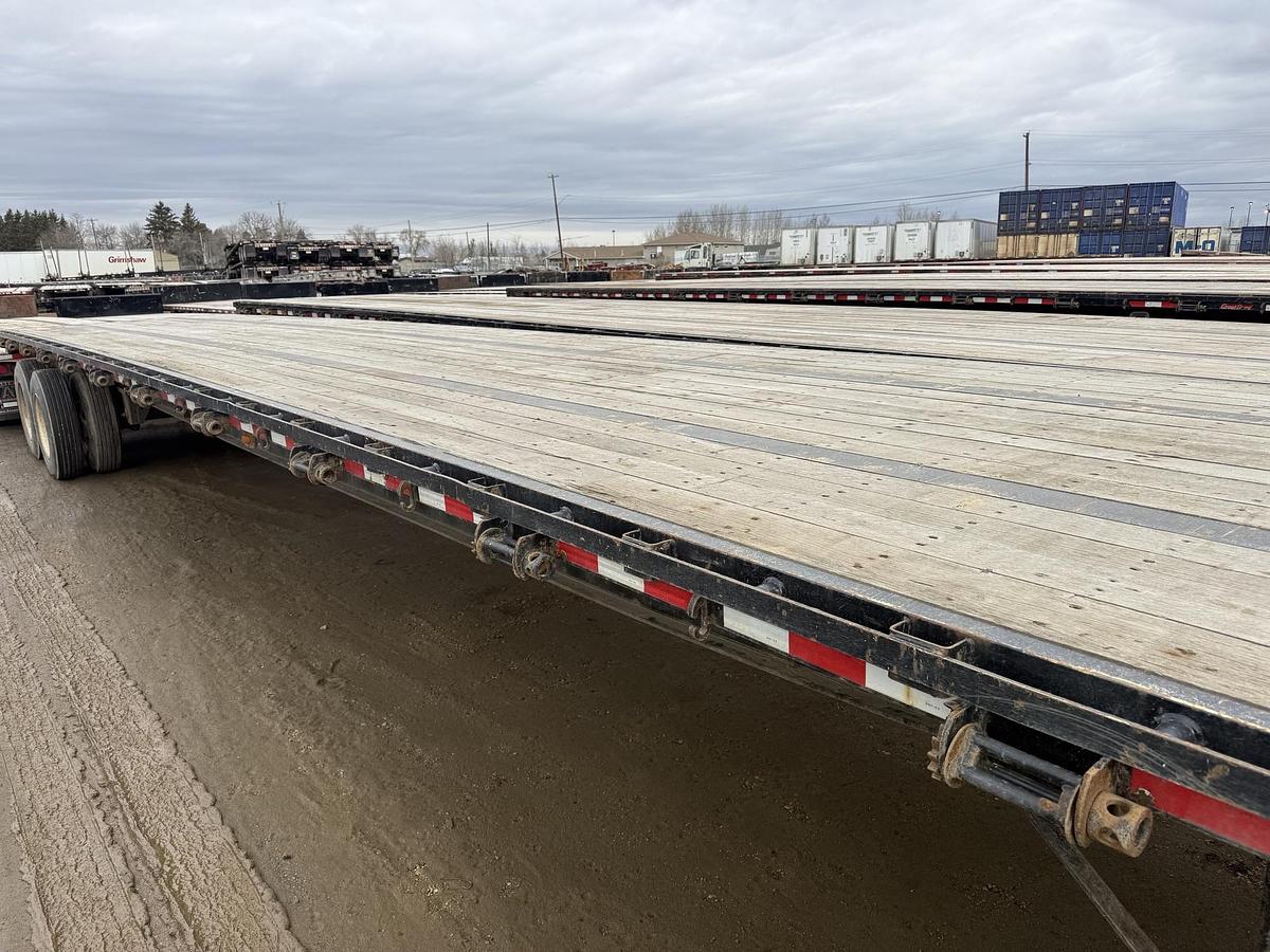 Used 2012 Great Dane 53' Tandem Flat Deck/Highboy Flatbed