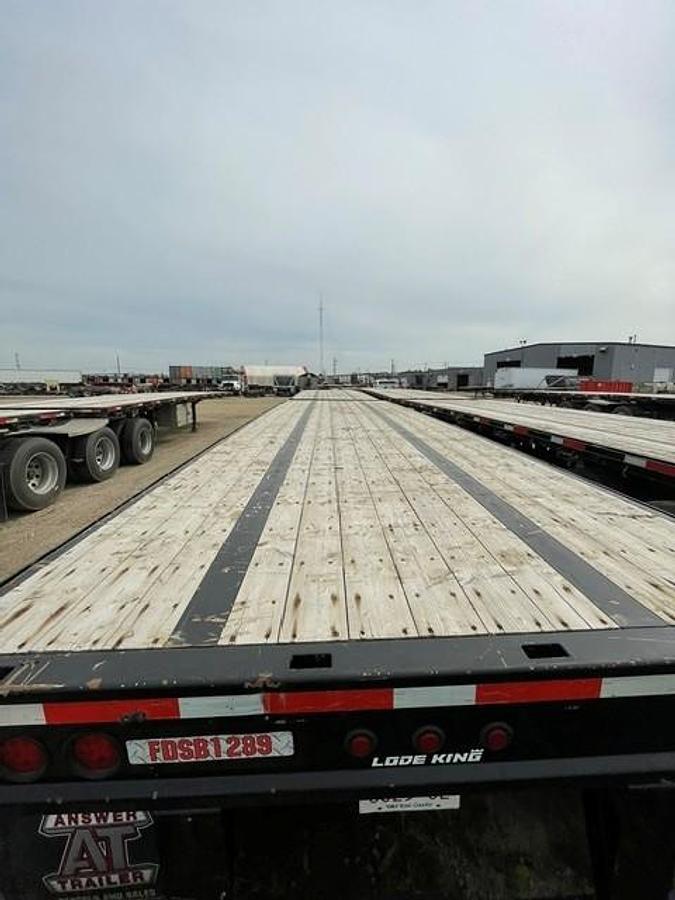 Used 2023 Lode King Super B Flat Deck Trailer - #FDSB1288/1289