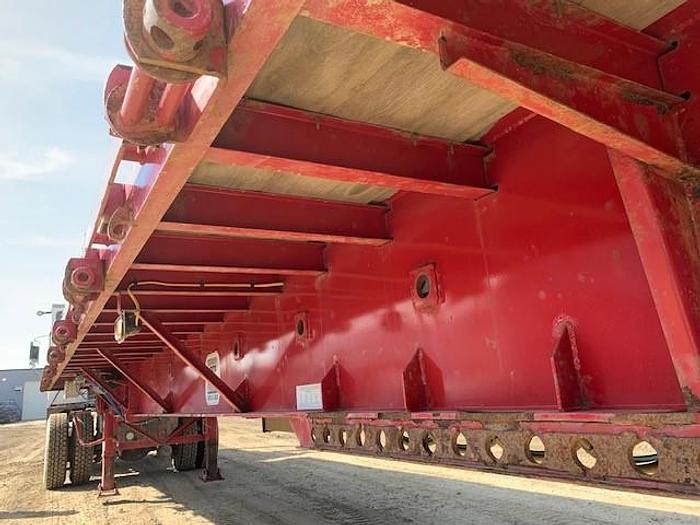 Used 2017 Manac 53' Tridem Extendable/Trombone Flat Deck