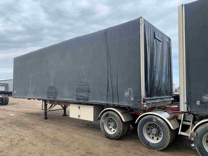 Used 2015 Reitnouer 32' Curtain Side Tridem Flat Deck/Highboy Lead/Pup