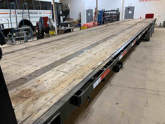 Used 2012 Manac 53' Tridem Extendable/Trombone Step Deck