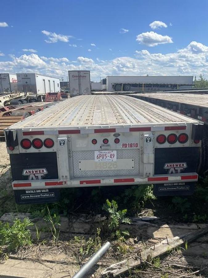 Used 2007 Wilson 48' Tandem Flat Deck/Highboy Steel/Aluminum Combo - #FD1610
