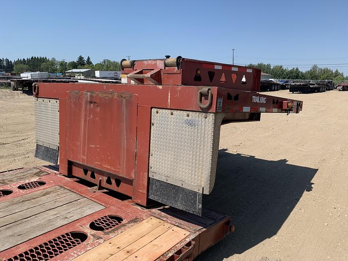 Used 2014 Trail King Double Drop Trombone Low Bed Combination