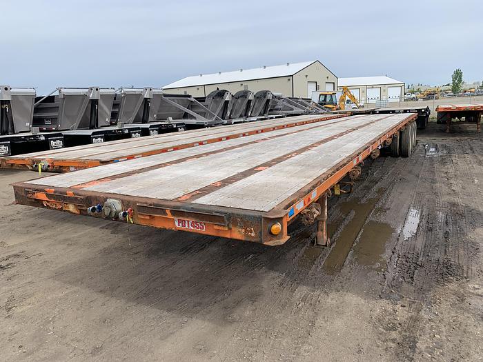 Used 2012 Manac 53' Tridem Flat Deck/Highboy