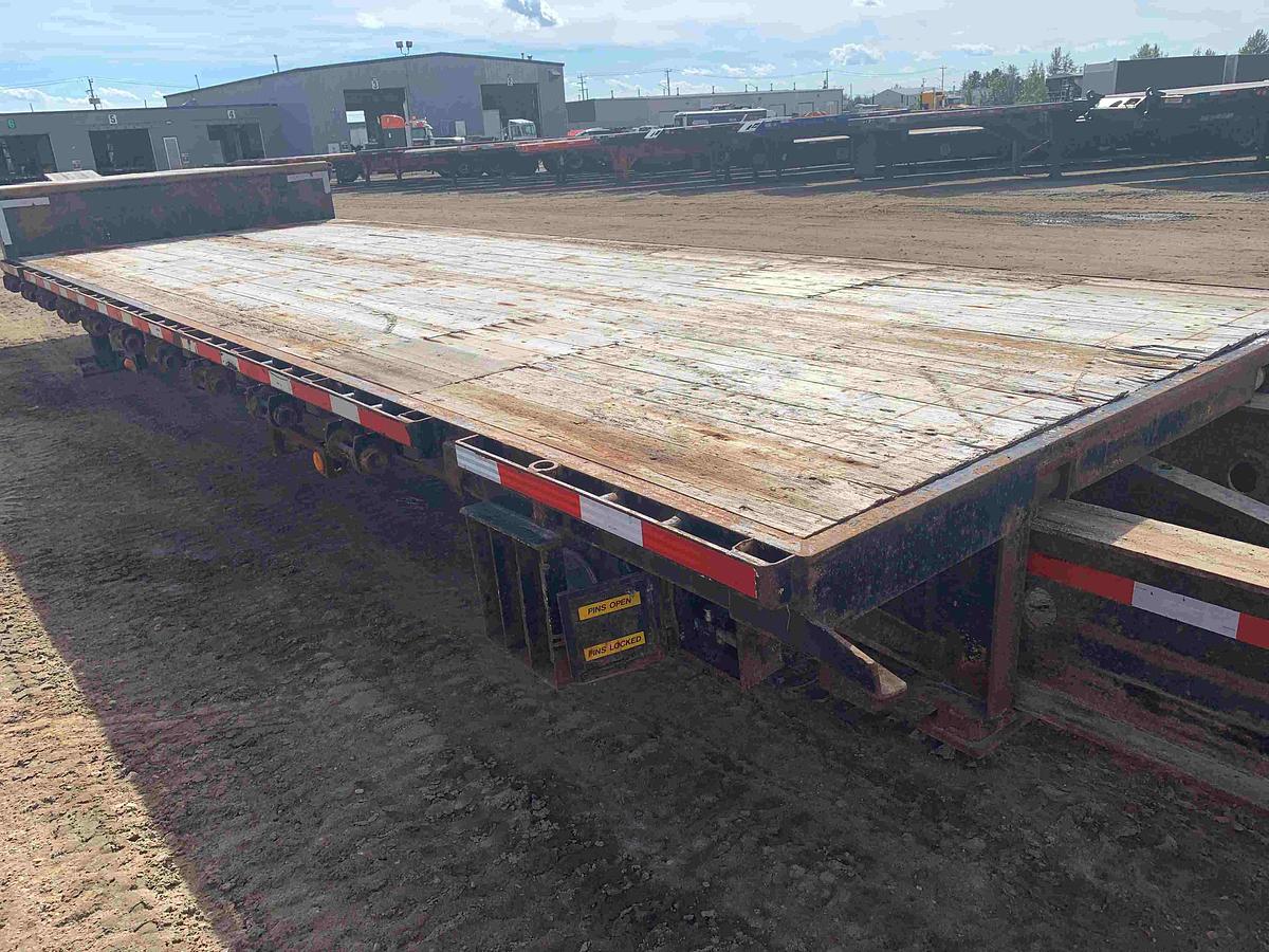 Used 2009 Thru-Way 53' Step Deck Extendable/Trombone