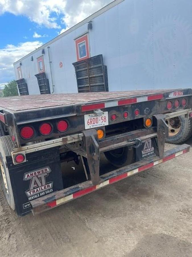 Used 2016 Manac 53' Tridem Flat Deck/Highboy - #FD1622