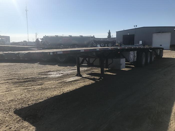 Used 2014 Manac Super B Flat Deck Trailer ATSB-230