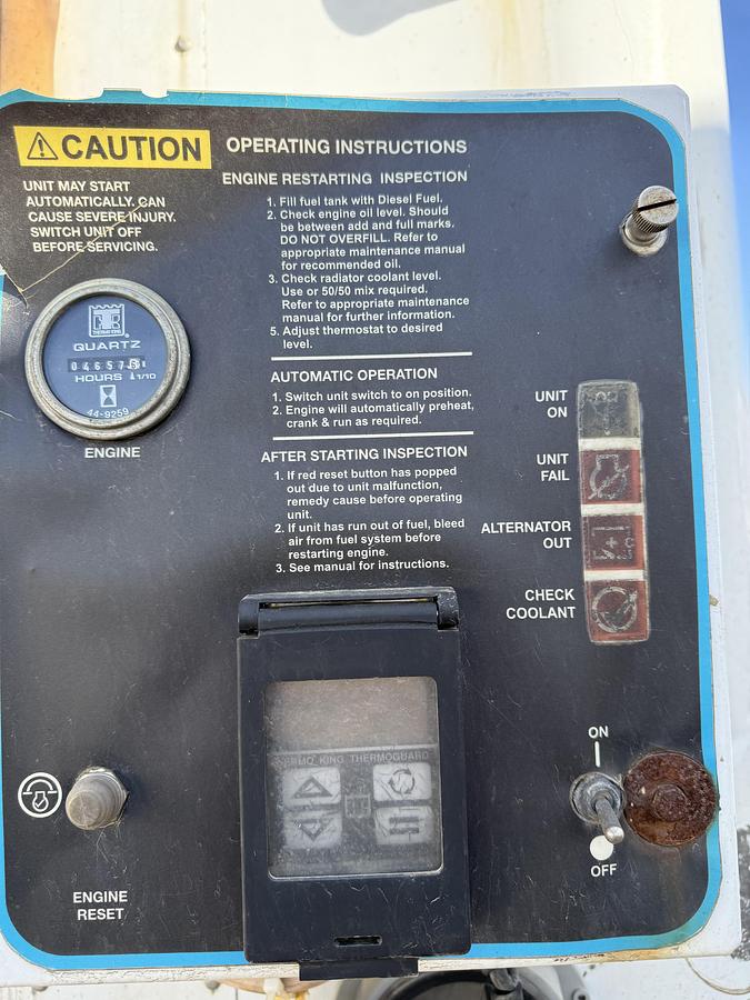 Used 2015 Great Dane 53' Tandem Insulated Heater Van