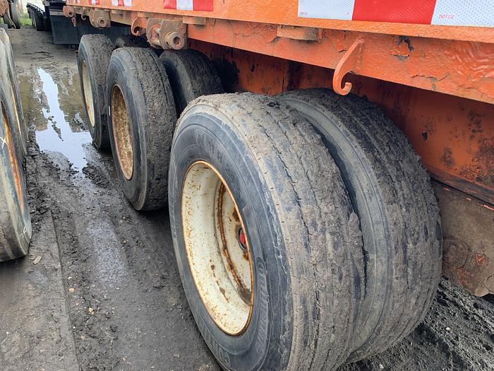 Used 2012 Manac 53' Tridem Flat Deck/Highboy