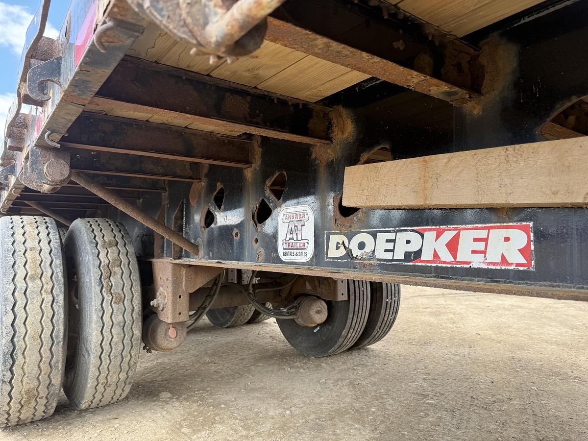 Used 2013 Doepker Flat Deck Super B Lead/Pup