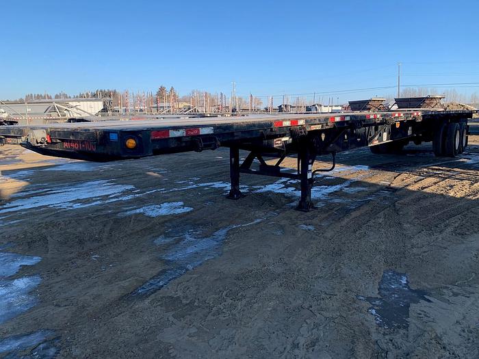 Used 2017 Manac 48' Tandem Flat Deck/Hiboy Flatbed