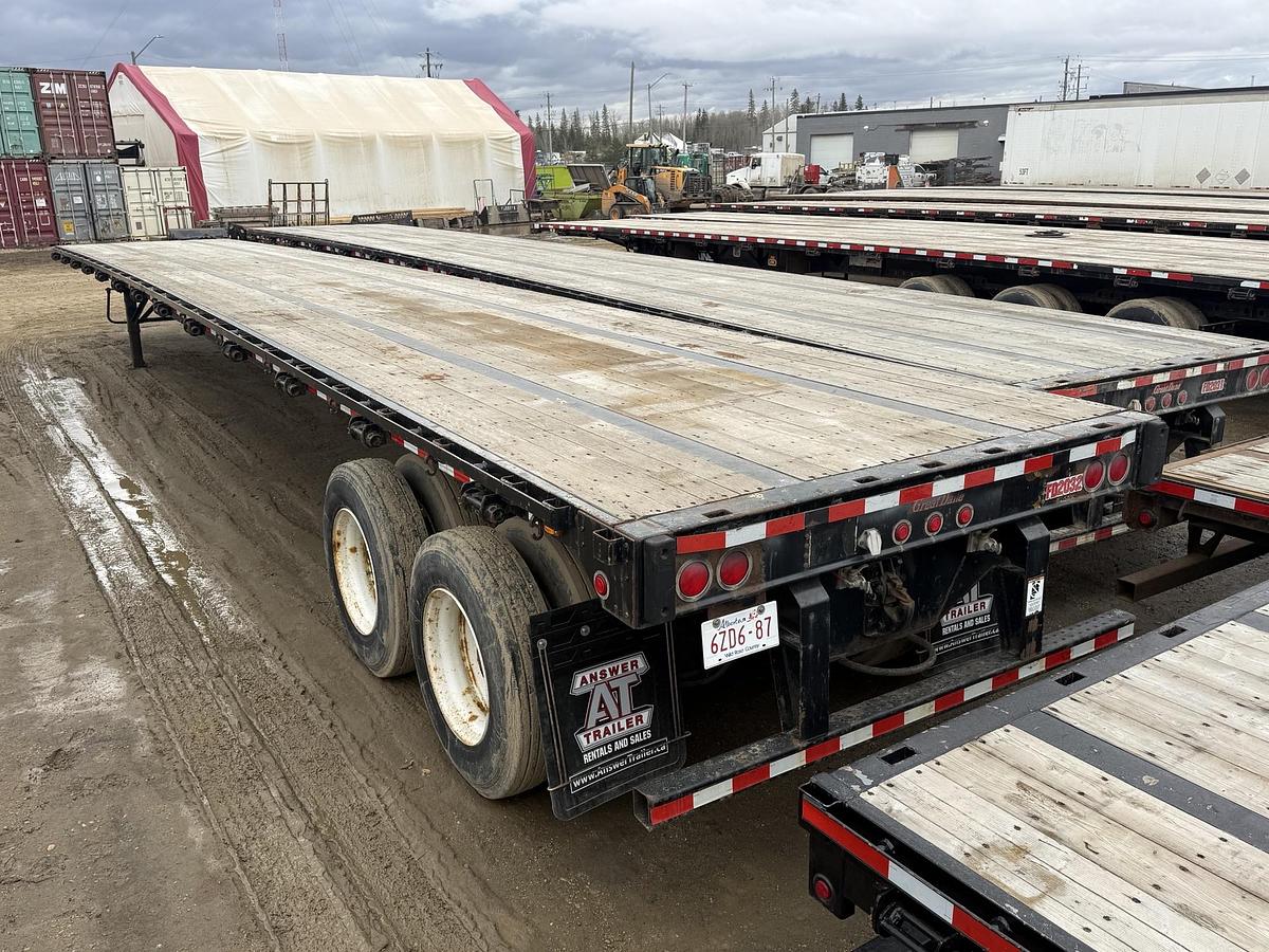 Used 2012 Great Dane 53' Tandem Flat Deck/Highboy Flatbed