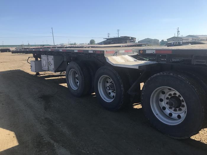 Used 2014 Manac Super B Flat Deck Trailer ATSB-230