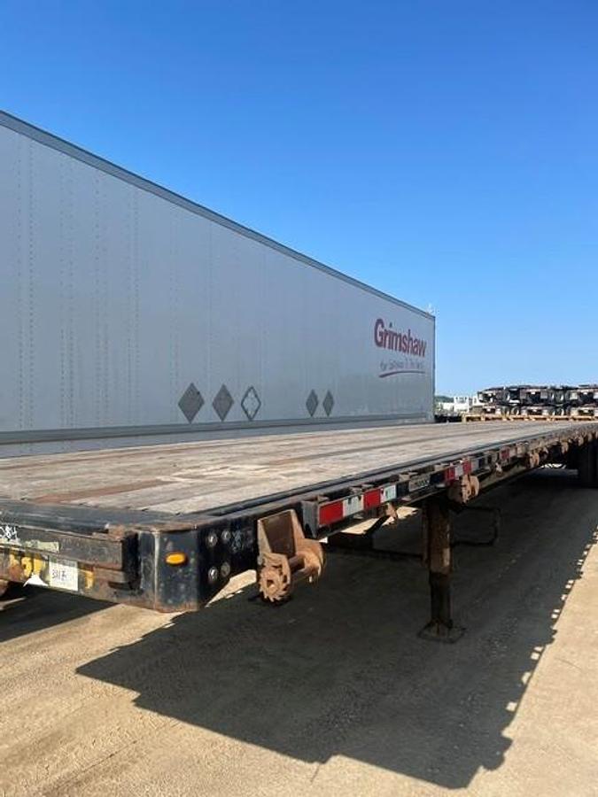 Used 2014 Manac 53' Tridem Flat Deck/Highboy