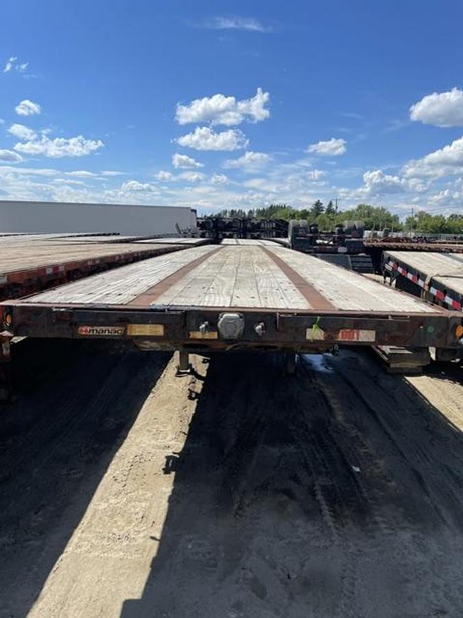 Used 2017 Manac 48' Tandem Flat Deck/Highboy Flatbed - #FD1001