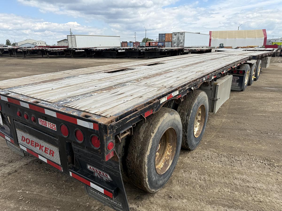 Used 2013 Doepker Flat Deck Super B Lead/Pup