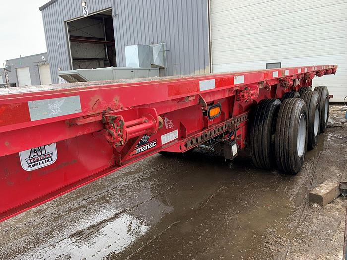 Used 2013 Manac Tridem Hi Boy Trailer - Trombone/Extendable