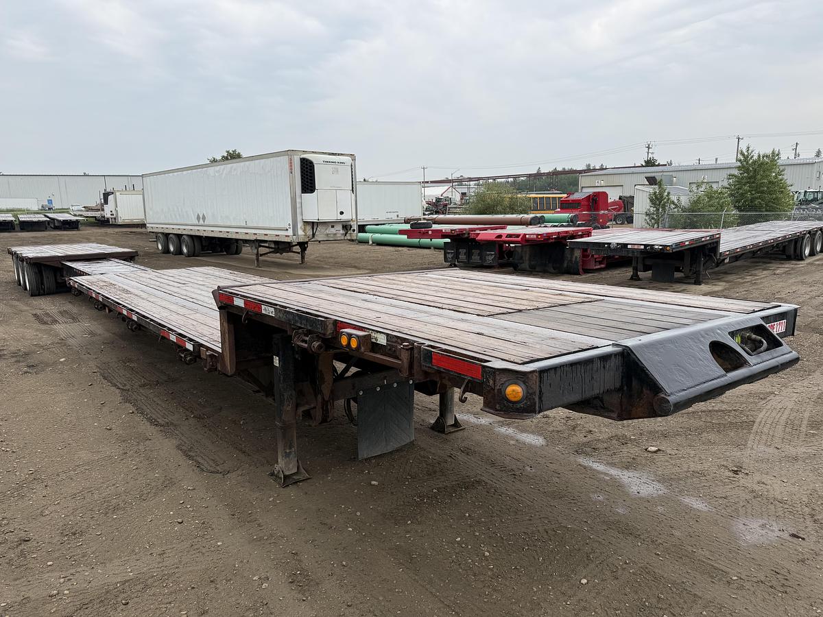 Used 2012 Manac 53' Step Deck Extendable/Trombone