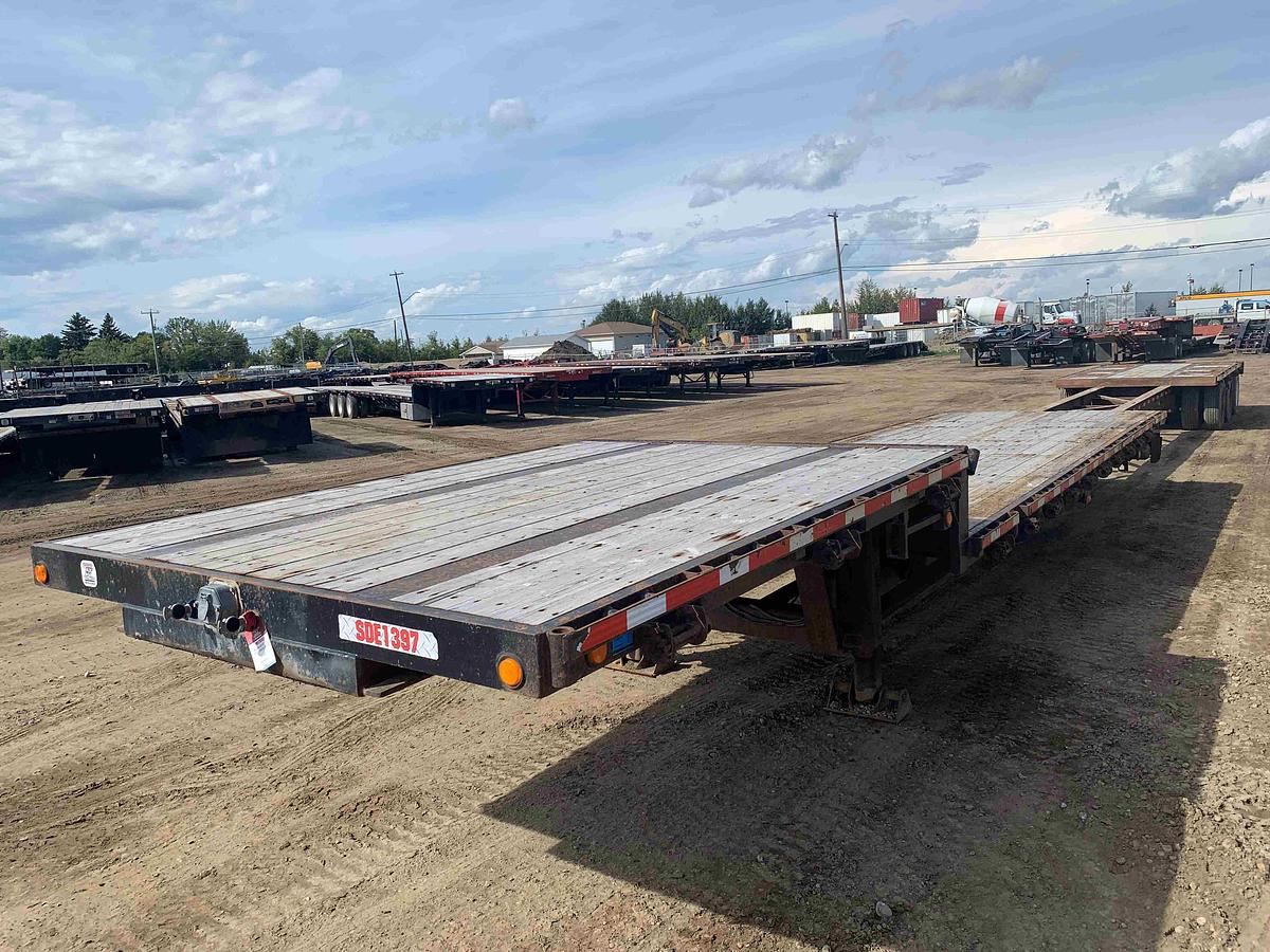 Used 2009 Thru-Way 53' Step Deck Extendable/Trombone