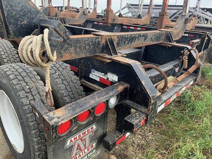 Used 2019 BWS Tridem Hay Rack Logging Trailer