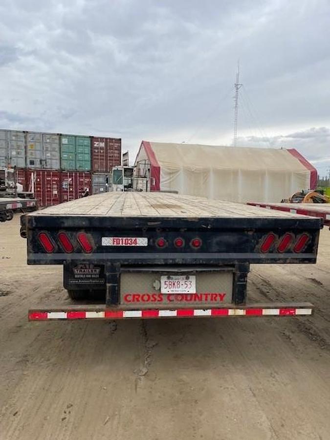 Used 2016 Cross Country 53' Tridem Flat Deck/Highboy - #FD1034