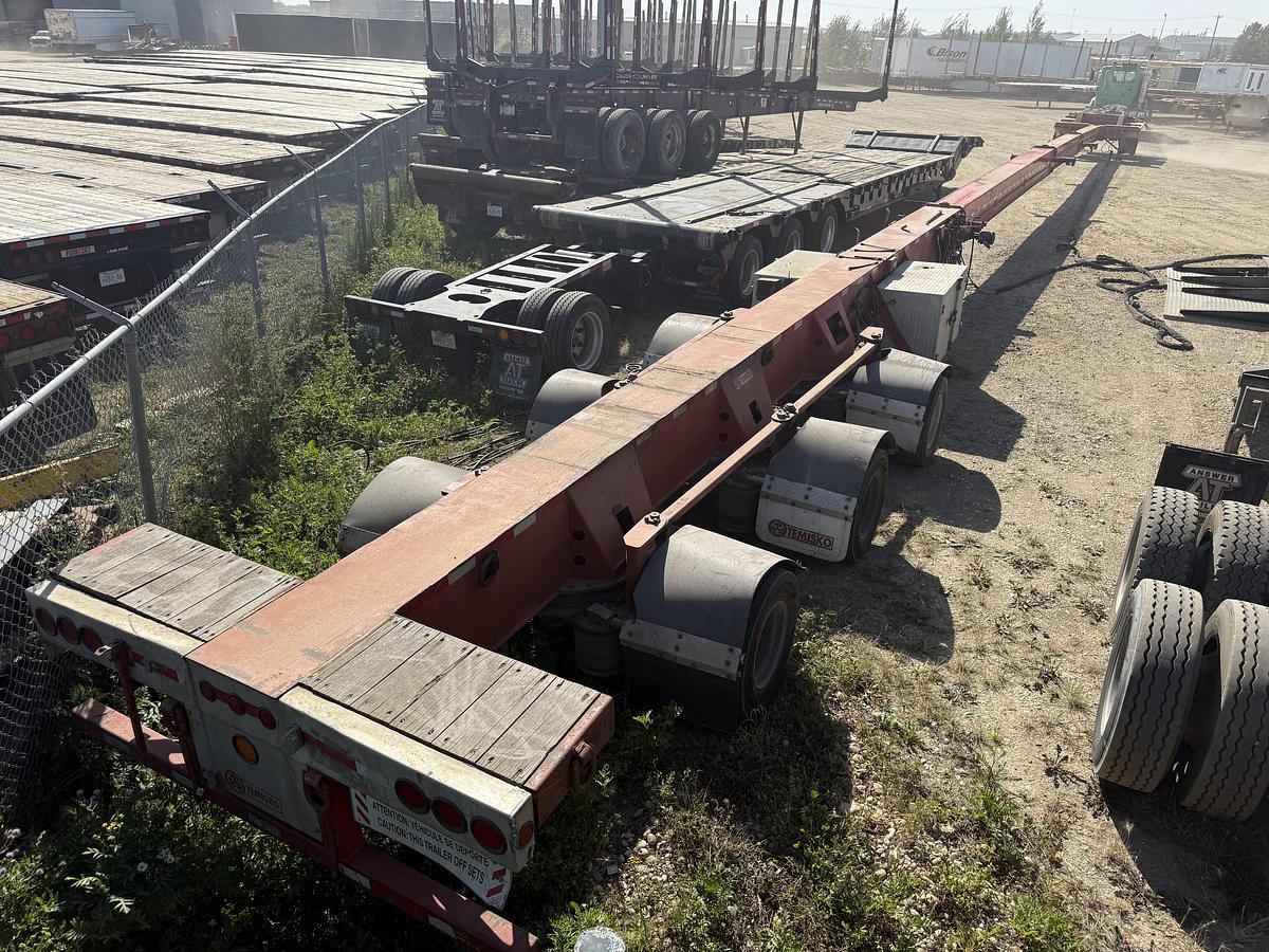 Used 2011 Temisko Expandable Wind Blade and Tower Trailer