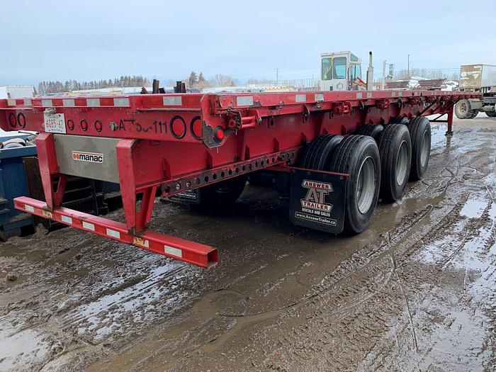 Used 2013 Manac Tridem Hi Boy Trailer - Trombone/Extendable