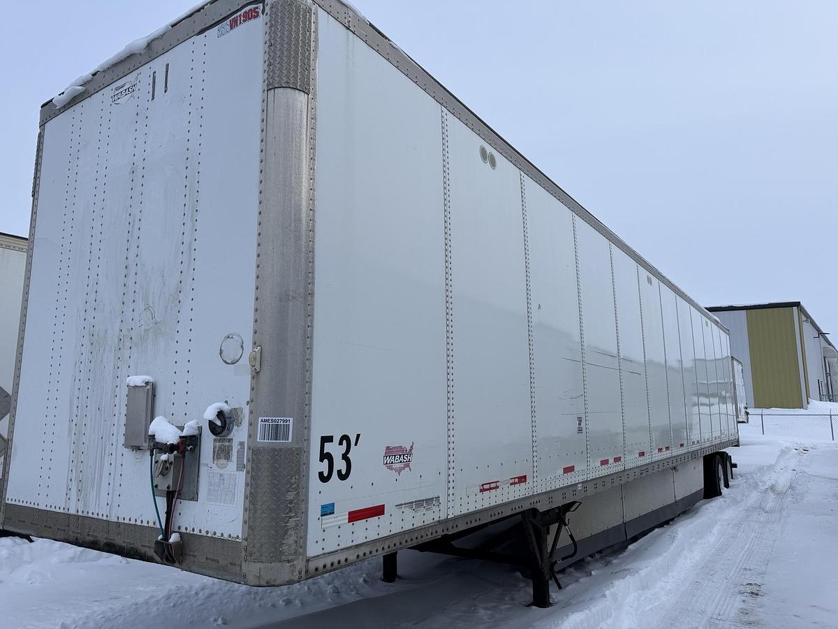 Used 2012 WABASH 53' Tandem Dry Van