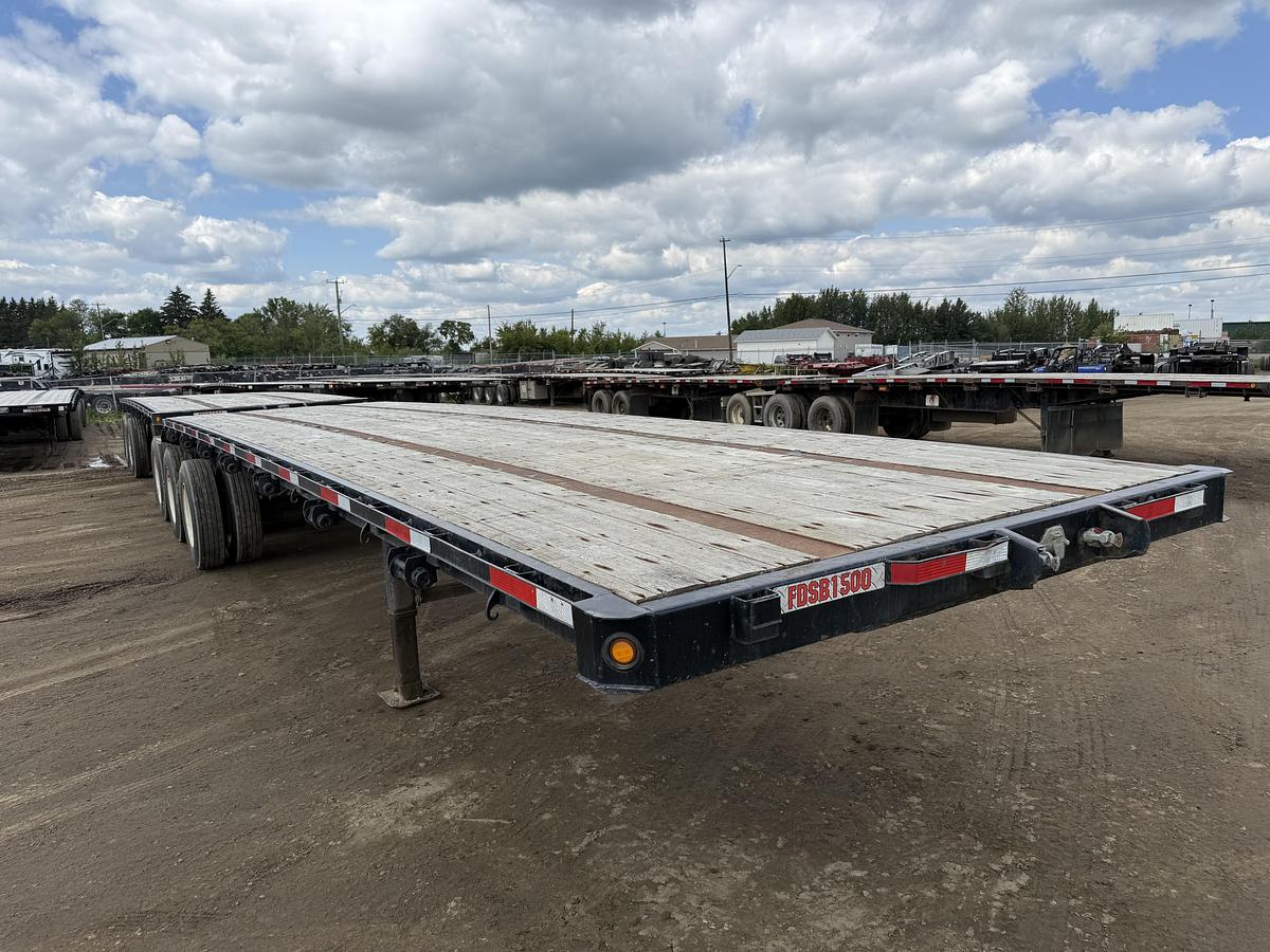 Used 2014 Manac Flat Deck Super B Lead/Pup