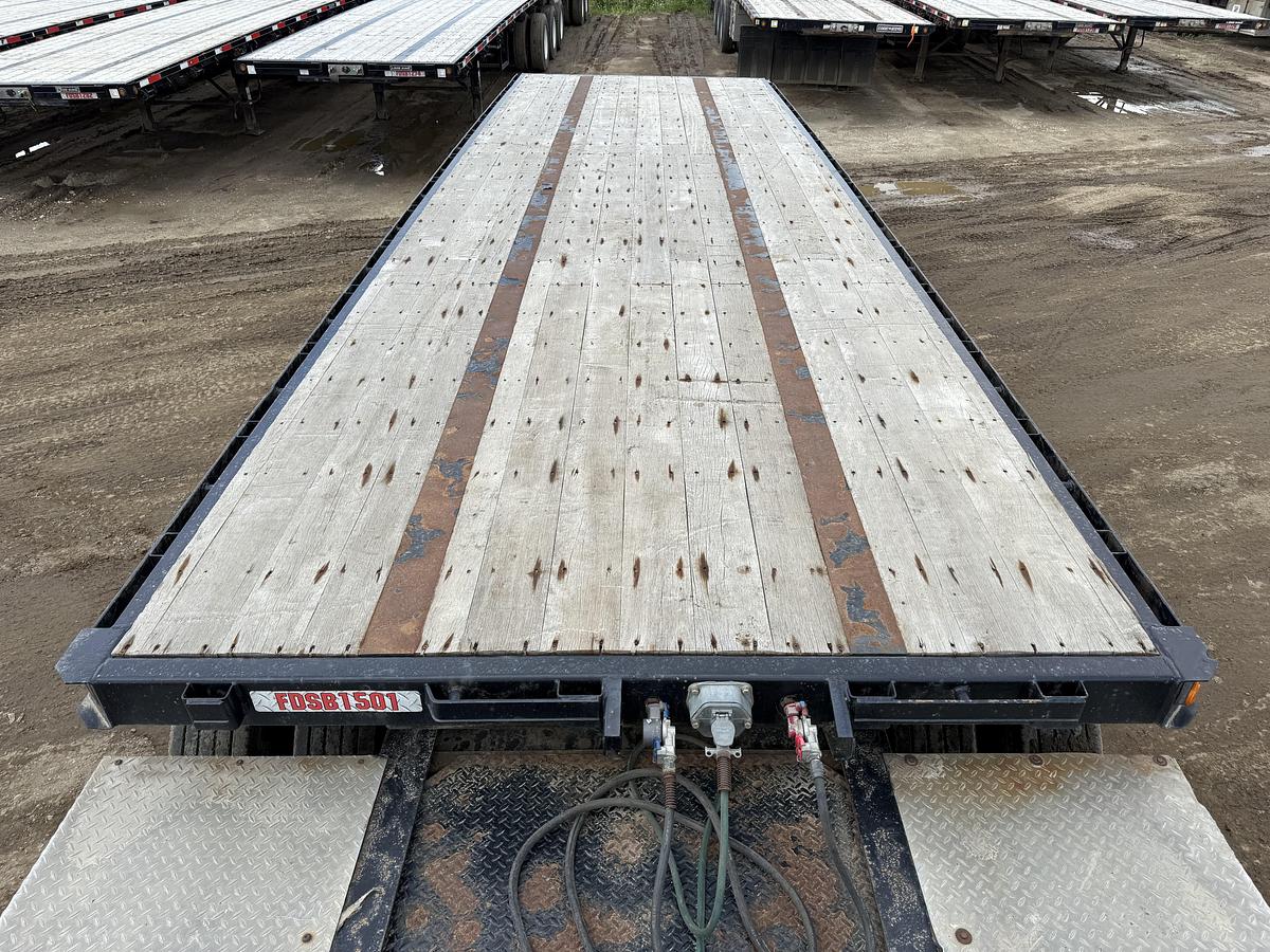 Used 2014 Manac Flat Deck Super B Lead/Pup