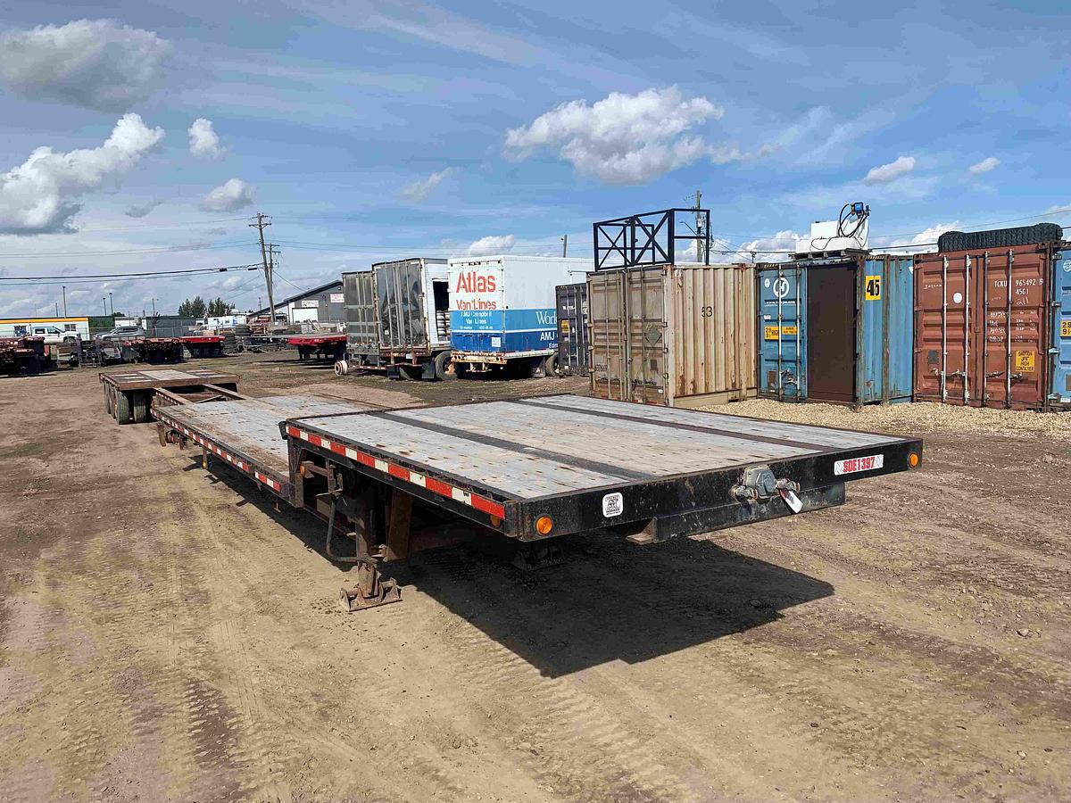 Used 2009 Thru-Way 53' Step Deck Extendable/Trombone