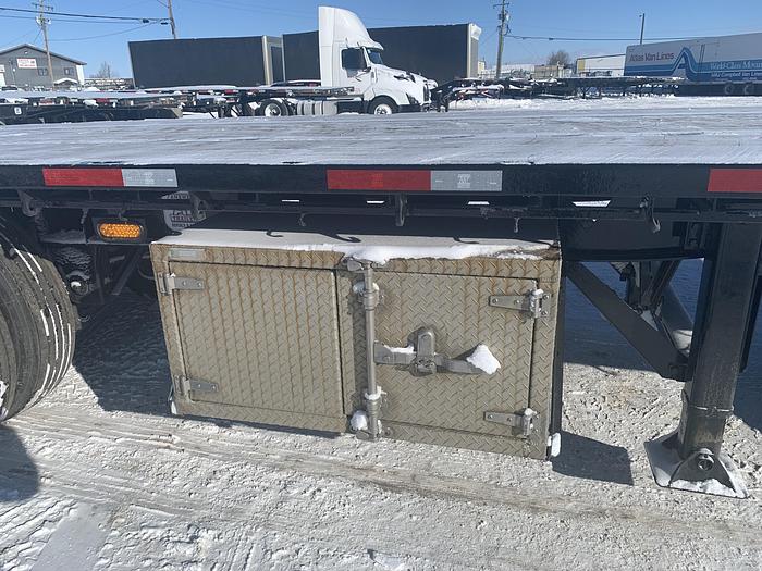 Used 2015 Manac Flat Deck Super B Lead/Pup