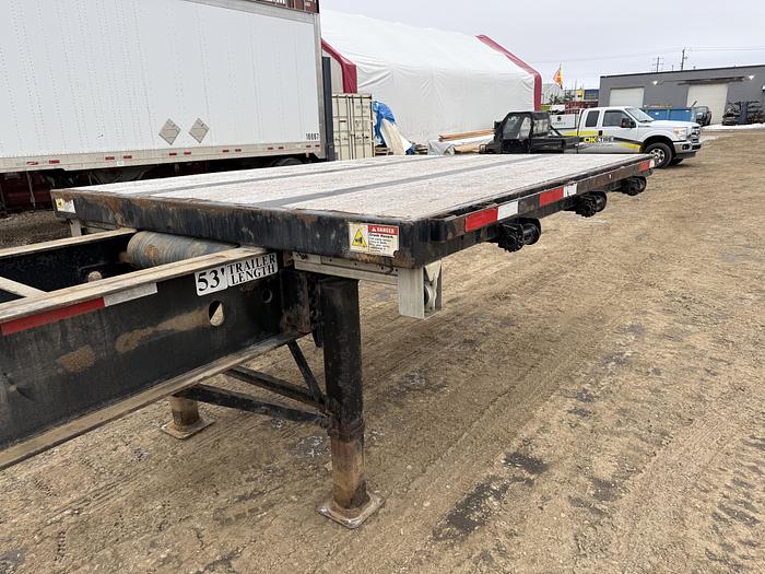 Used 2015 Fontaine 53' Tridem Extendable/Trombone Flat Deck