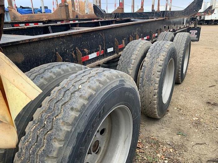 Used 2019 BWS Tridem Hay Rack Logging Trailer