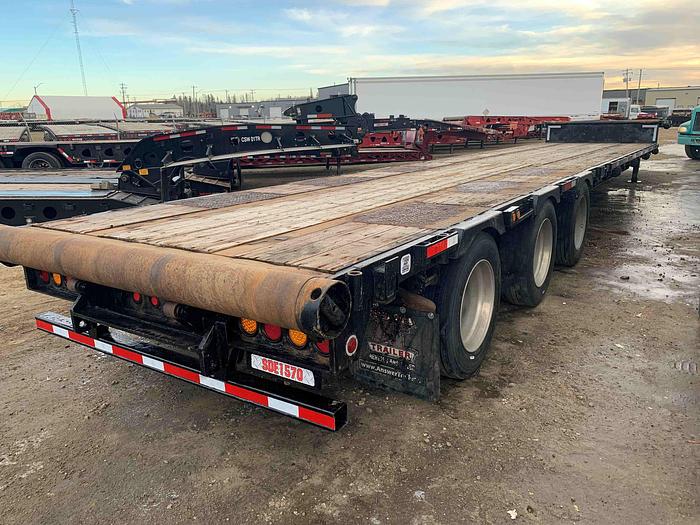 Used 2012 Manac Tridem Step Deck - Extendable/Trombone