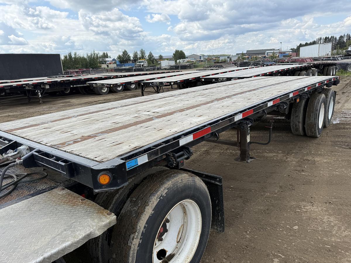 Used 2014 Manac Flat Deck Super B Lead/Pup