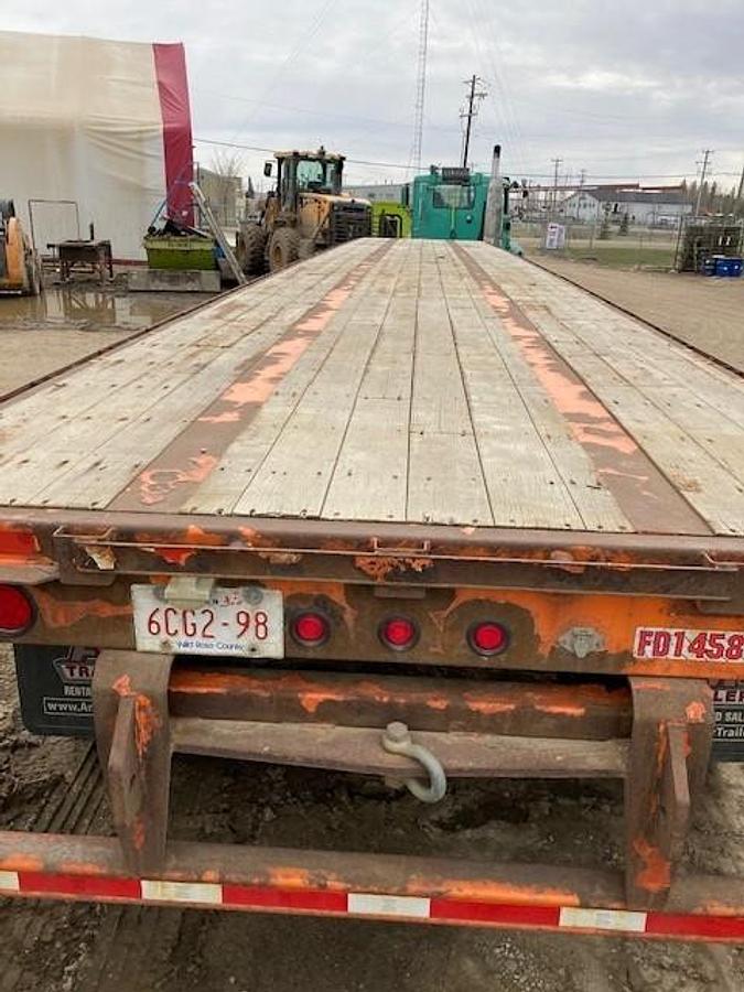Used 2012 Manac 53' Tridem Flat Deck/Highboy - #FD1458