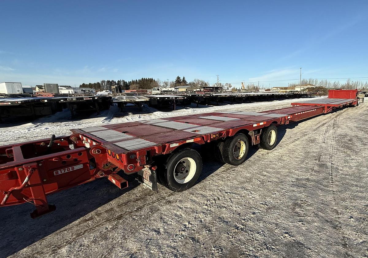 Used 2016 Manac 53' Step Deck Extendable/Trombone