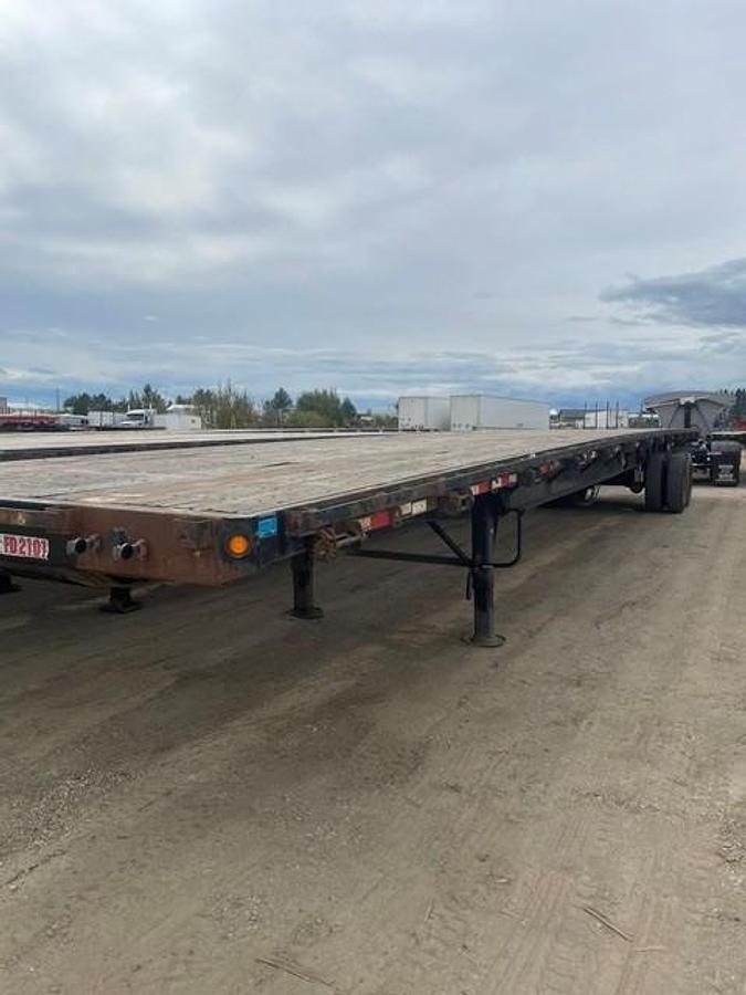 Used 2009 Great Dane 53' Tandem Flat Deck/Highboy Flatbed