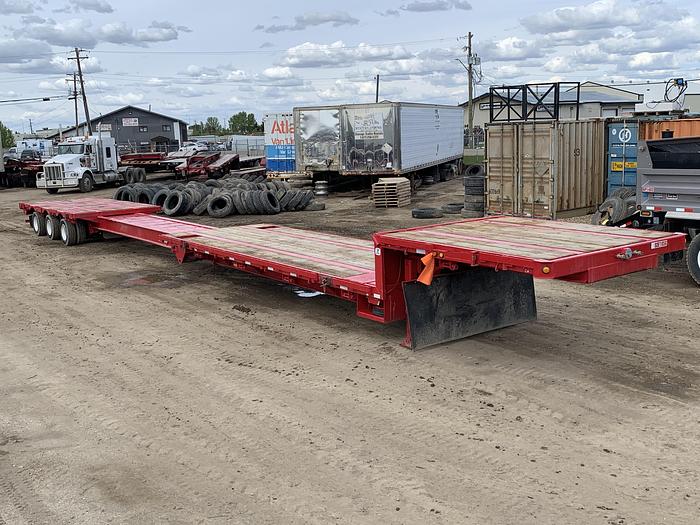 Used 2013 Manac 53' Tridem Extendable/Trombone Step Deck