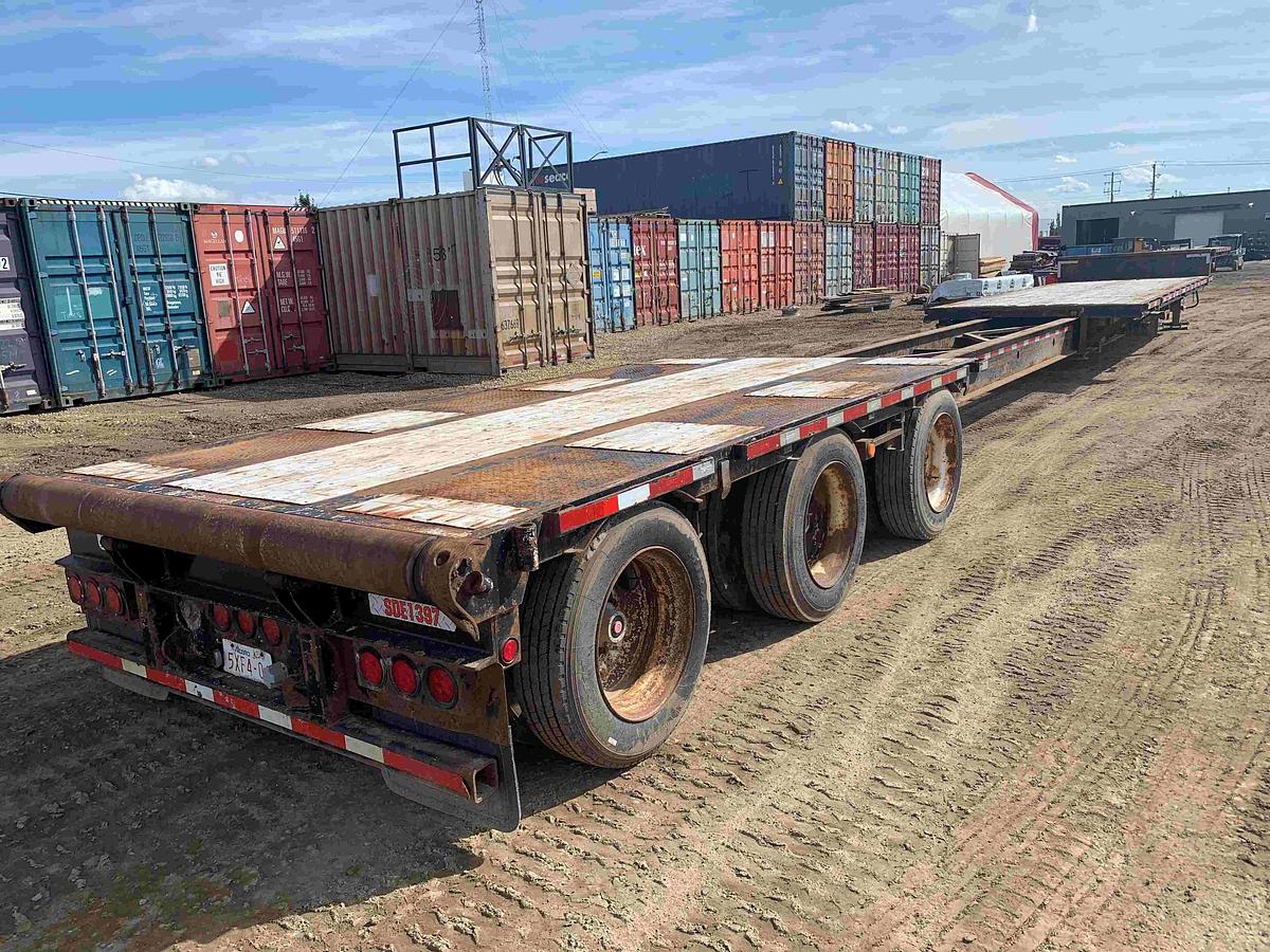 Used 2009 Thru-Way 53' Step Deck Extendable/Trombone