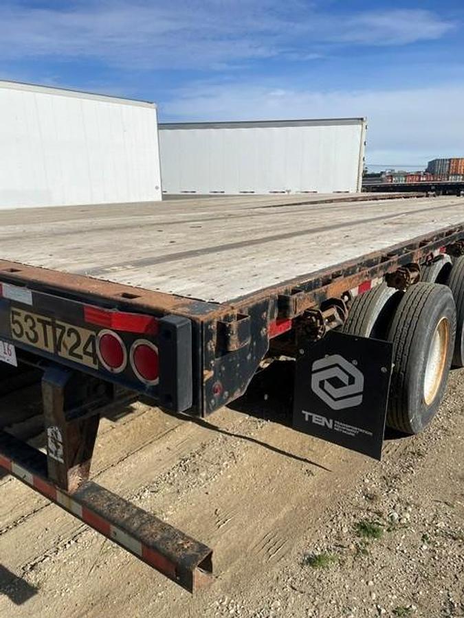 Used 2014 Great Dane 53' Tridem Flat Deck/Highboy