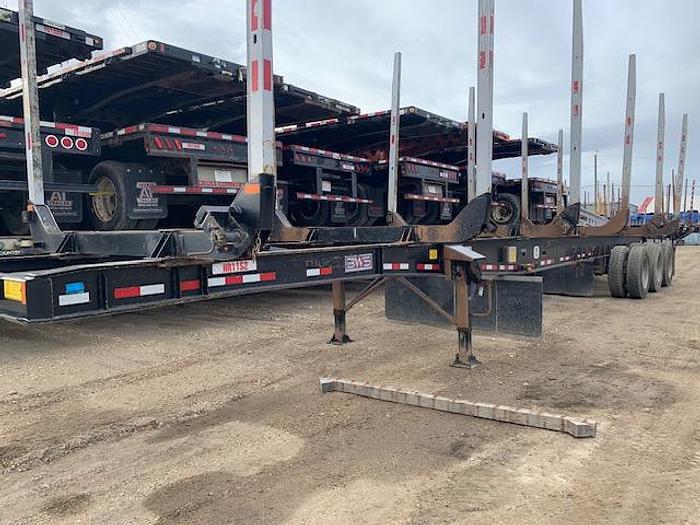 Used 2020 BWS Tridem Hay Rack Logging Trailer