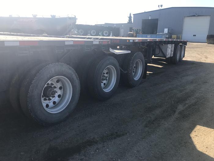 Used 2014 Manac Super B Flat Deck Trailer ATSB-230