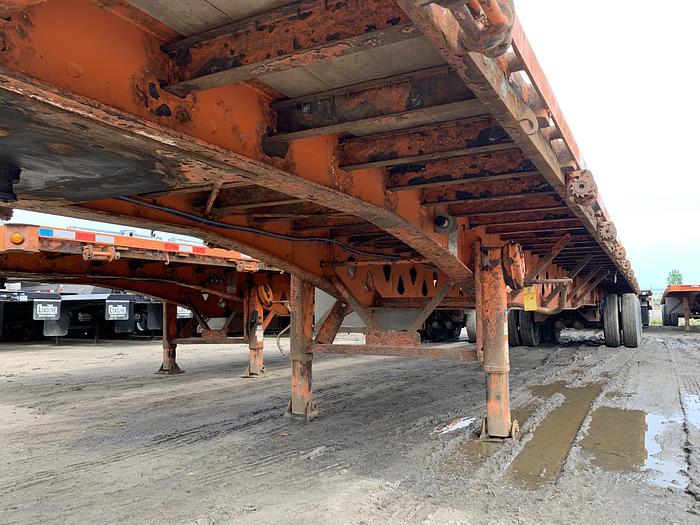 Used 2012 Manac 53' Tridem Flat Deck/Highboy