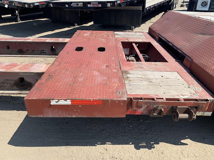 Used 2014 Trail King Double Drop Trombone Low Bed Combination