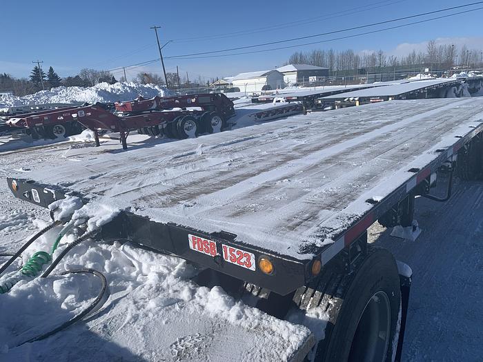 Used 2015 Manac Flat Deck Super B Lead/Pup