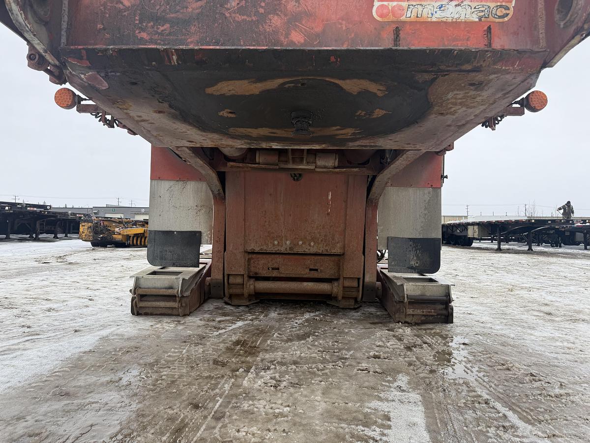 Used 2012 Manac 12 Wheel Double Drop Low Bed