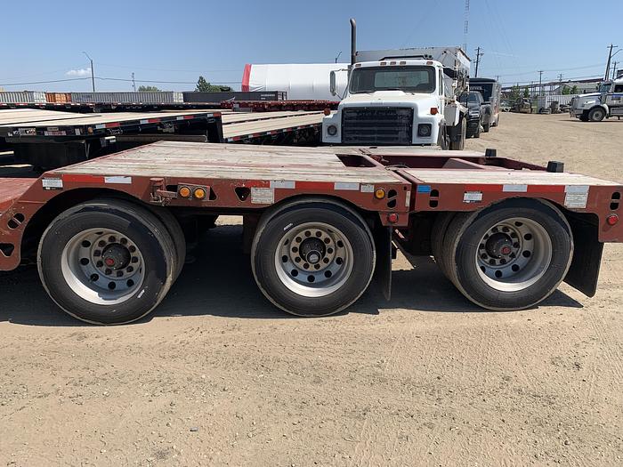 Used 2014 Trail King Double Drop Trombone Low Bed Combination